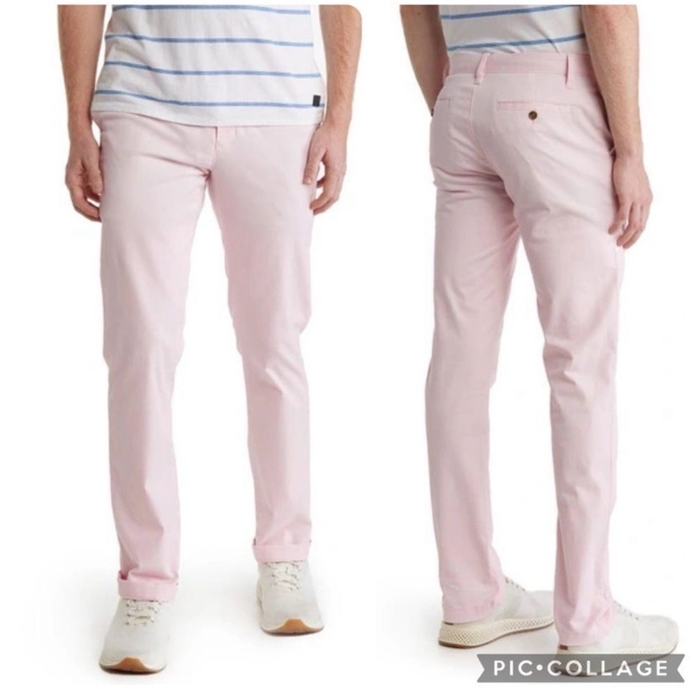 Men's 14th & Union 32x34 Chino’s in Light Pink